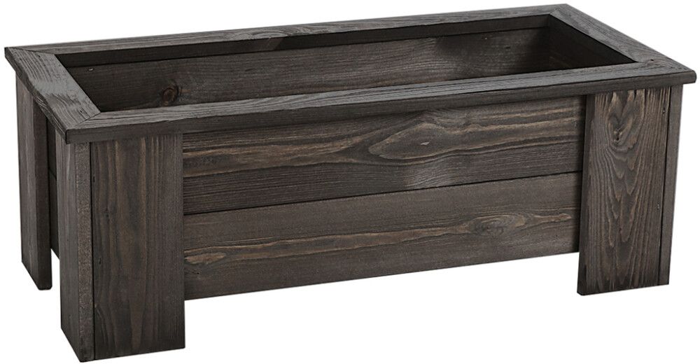 Kukkalaatikko 25 x 70 x 32 cm grafiitinharmaa