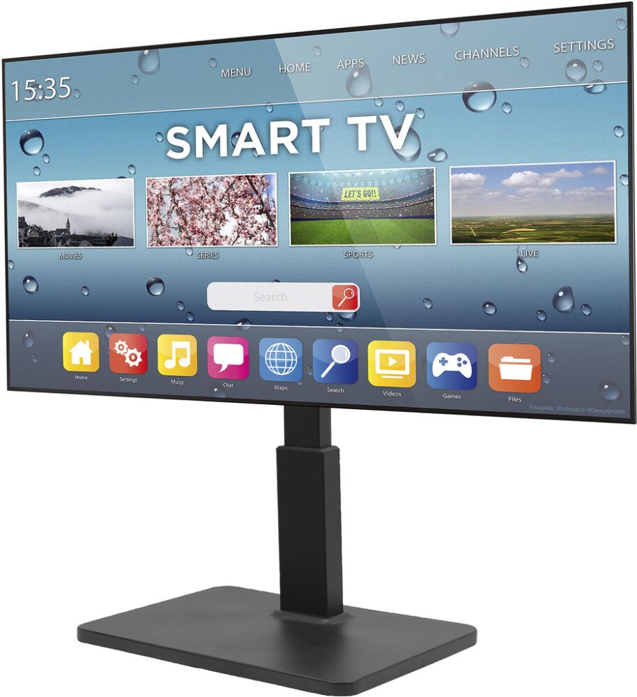 Titan-TV-Pöytäteline Vivanco Musta