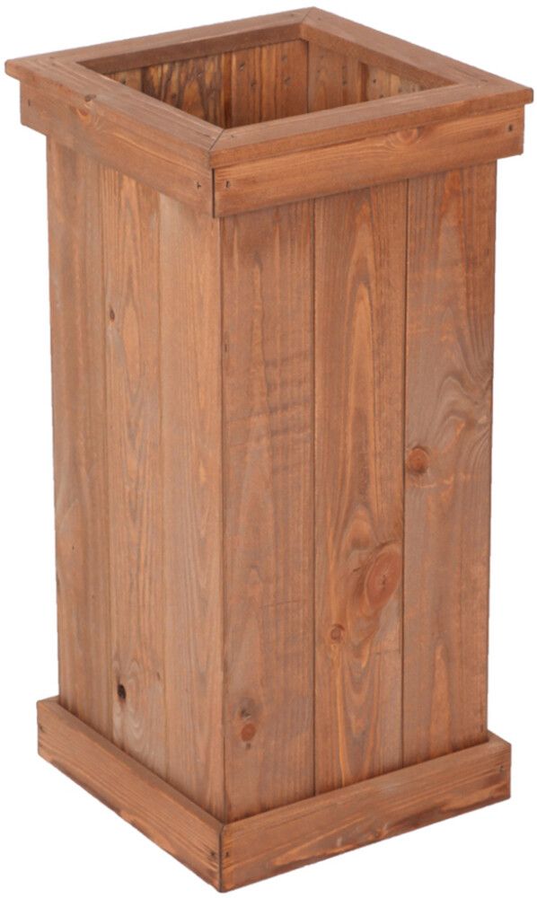 Kukkatorni 67 x 35 x 35 cm ruskea