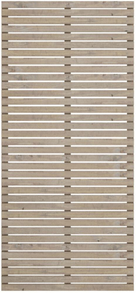 Näkösuojaritilä 179 x 80 x 3 cm vaaleanharmaa