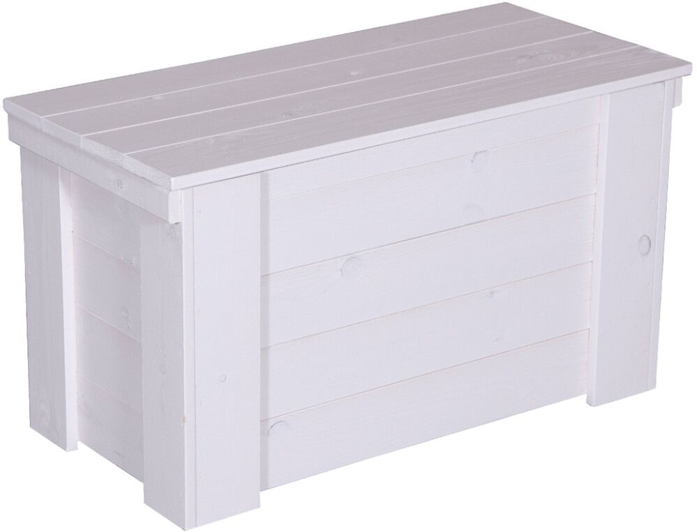 Puuarkku 40 x 45 x 80 cm valkoinen