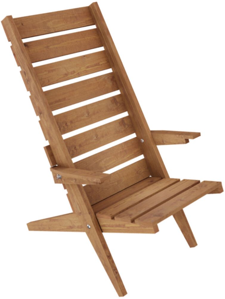 Puutarhatuoli 90 x 69 x 113 cm ruskea