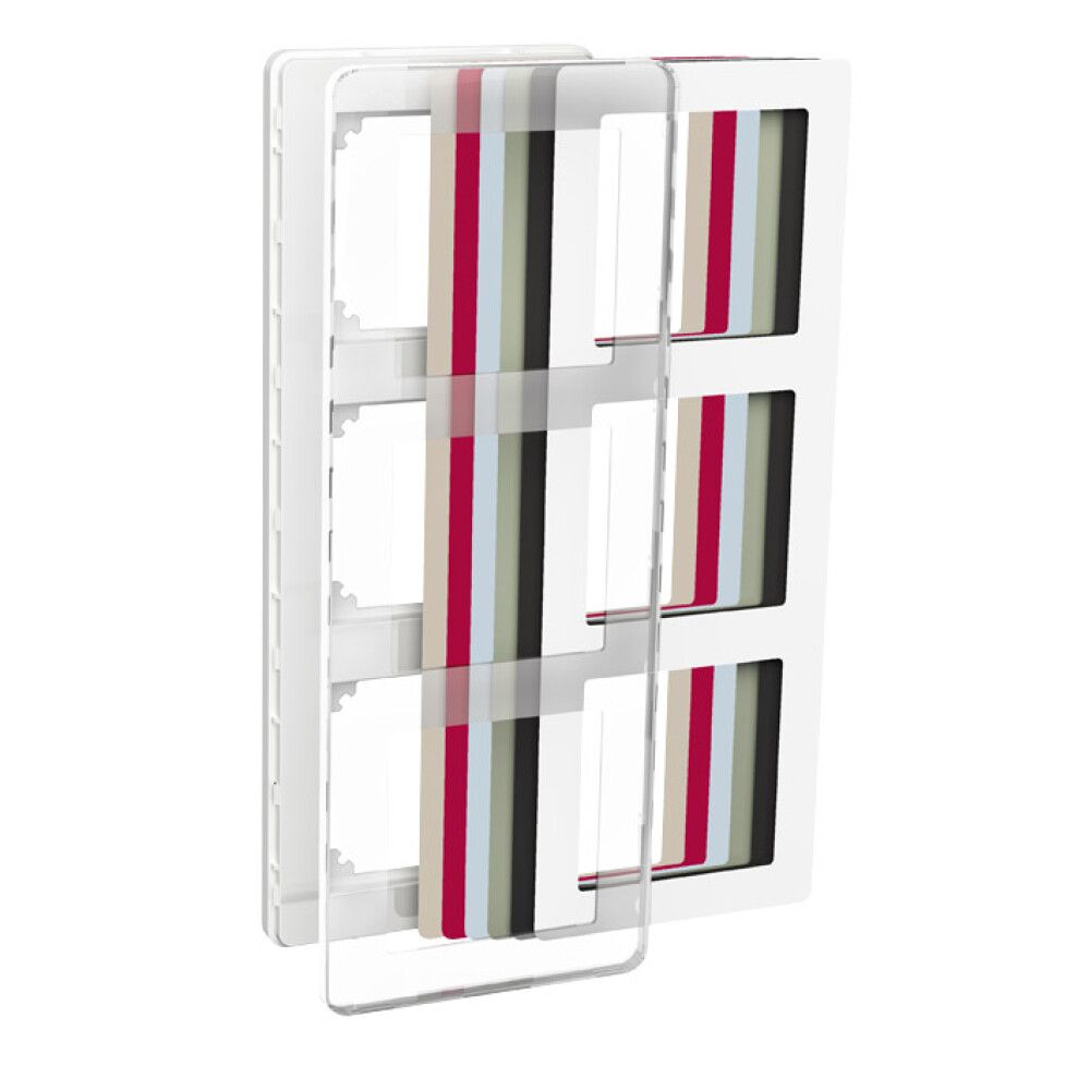 Peitelevy 3-värikehys Schneider Electric Design Exxact