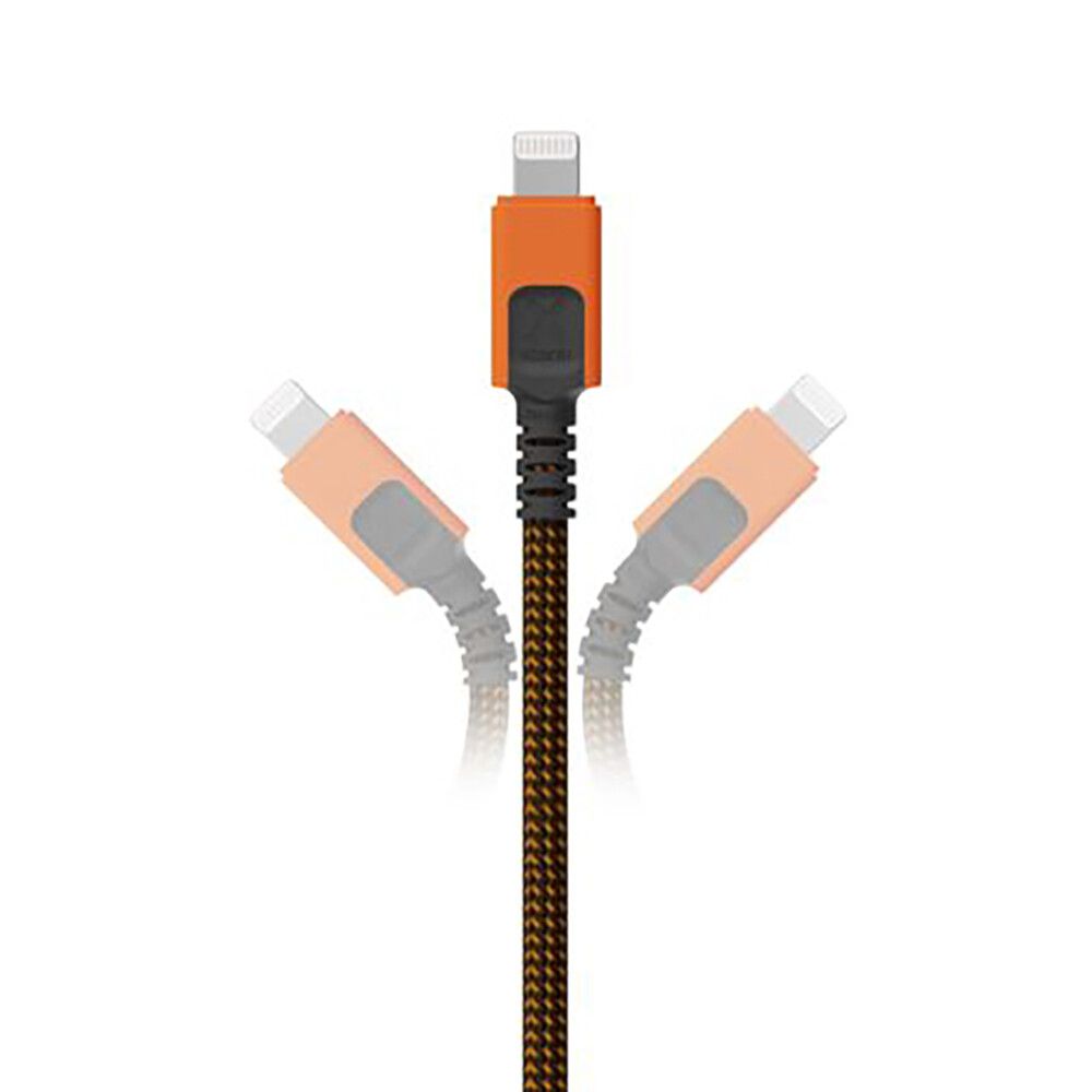 Kaapeli Xtorm Xtreme USB-A/Lightning MFi oranssi/musta 1,5 m