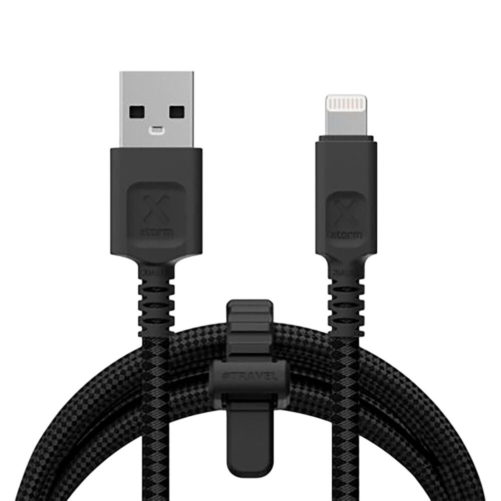 Kaapeli Xtorm Next Gen USB-A/Lightning MFi musta 1,5 m