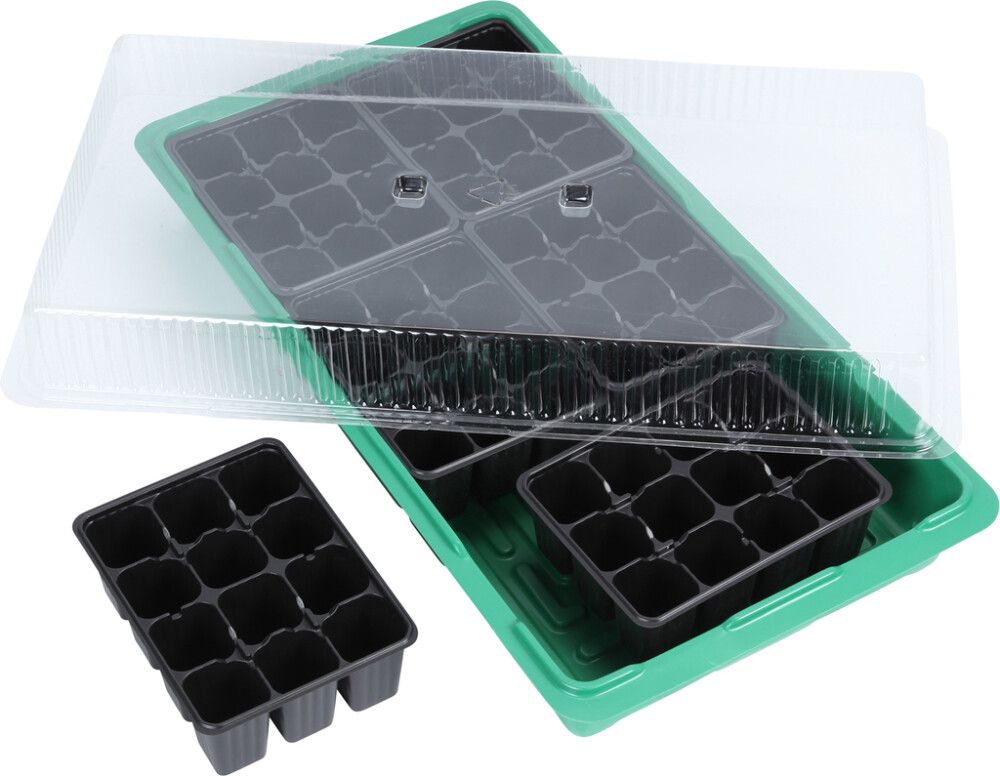 Minikasvihuone 57 x 30 x 14 cm