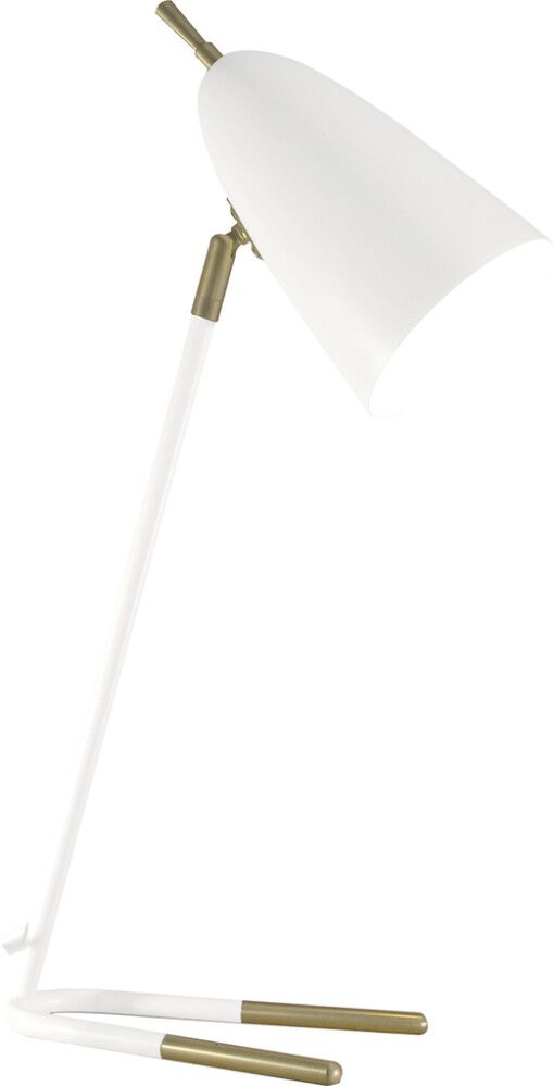 Pöytävalaisin Sessak Aiden Valkoinen