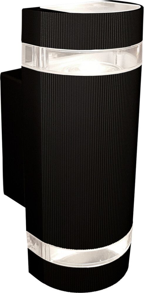 Ulkoseinävalaisin Sessak Oiva 2-os Hiekanmusta