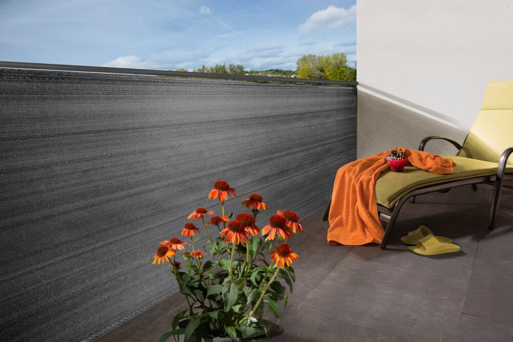 Näkösuoja antrasiitti 1,8 x 5 m