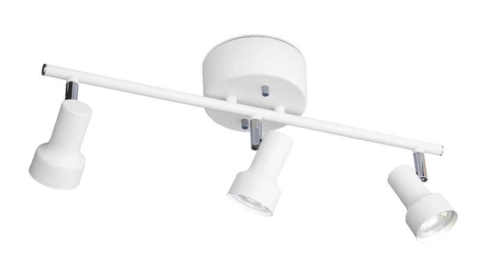 Kattospotti Sessak Colton 3-os Mattavalkoinen/Kromi