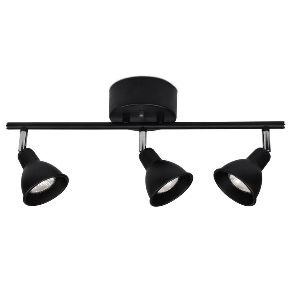 Kattospotti Sessak Mario 3-os Musta/Kromi