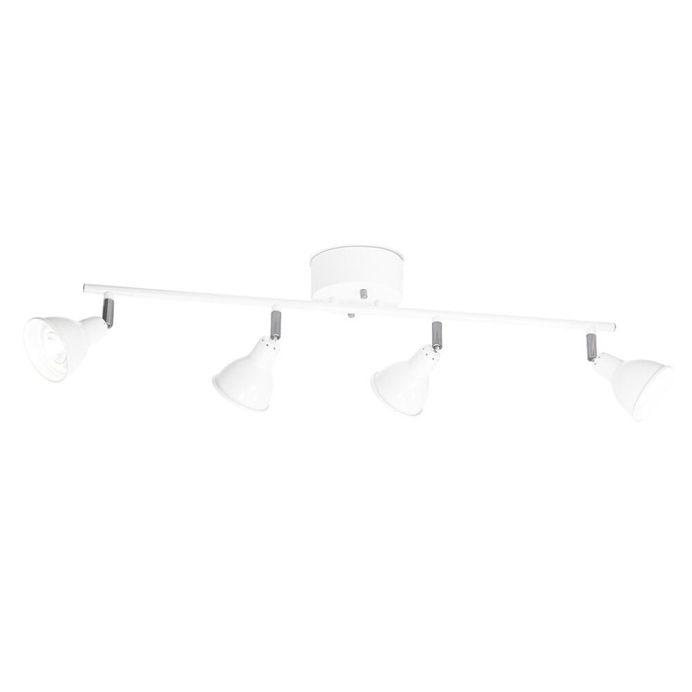 Kattospotti Sessak Mario 4-os Valkoinen/Kromi