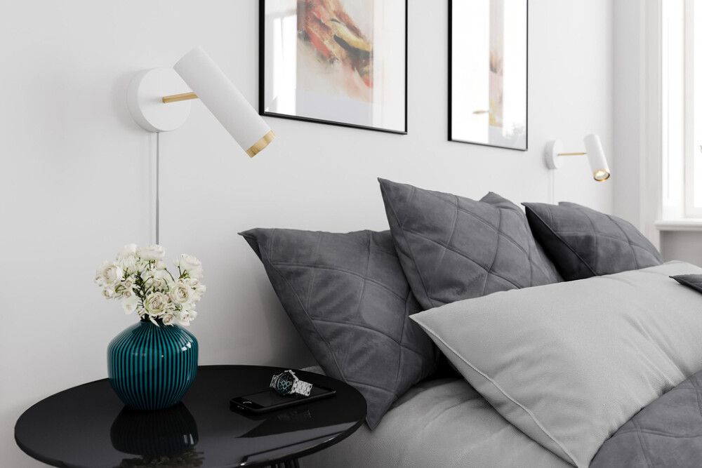 Seinäspotti Sessak Puls 1-os Valkoinen/Kulta