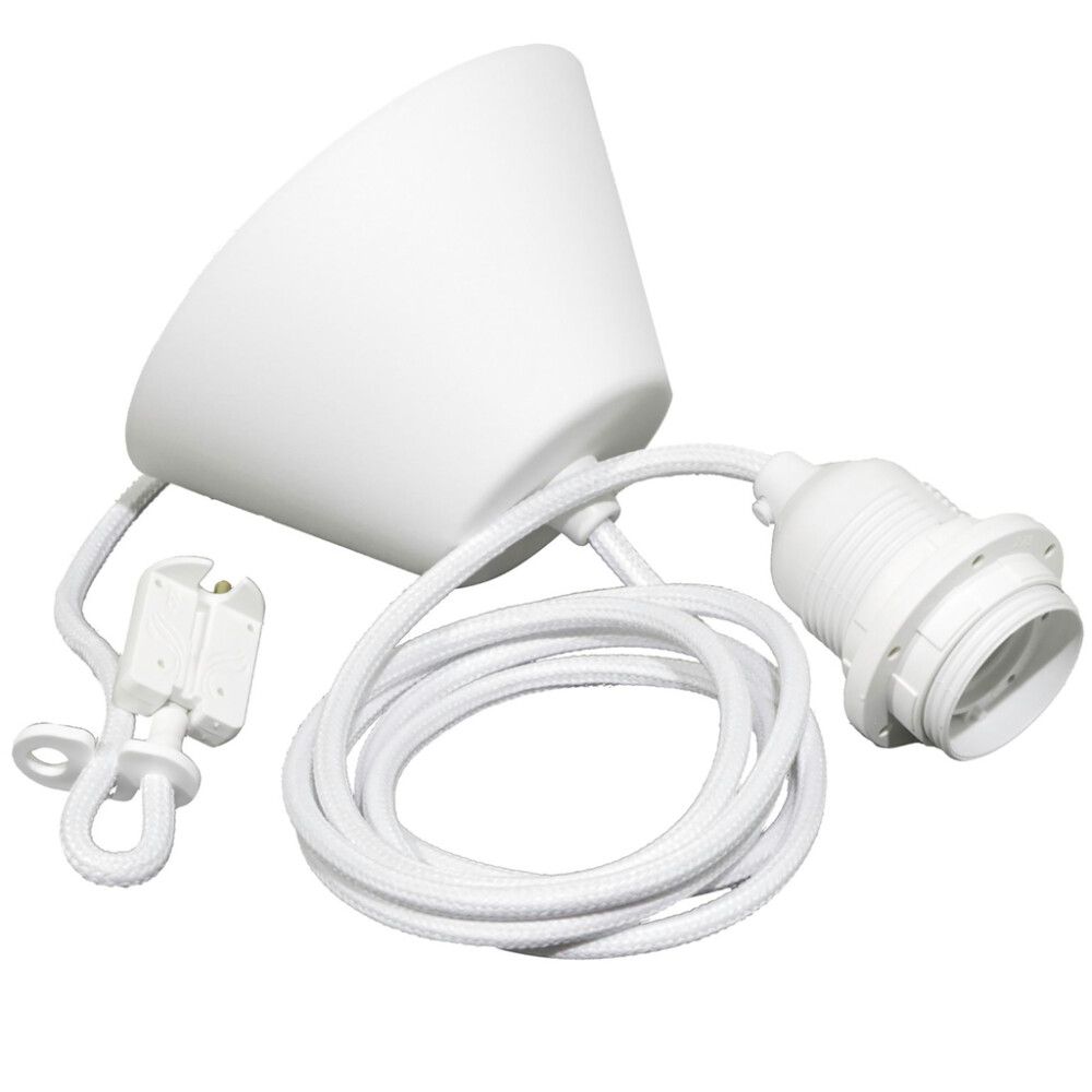 Valaisinkaluste Sessak Arden E27 Valkoinen 2 m