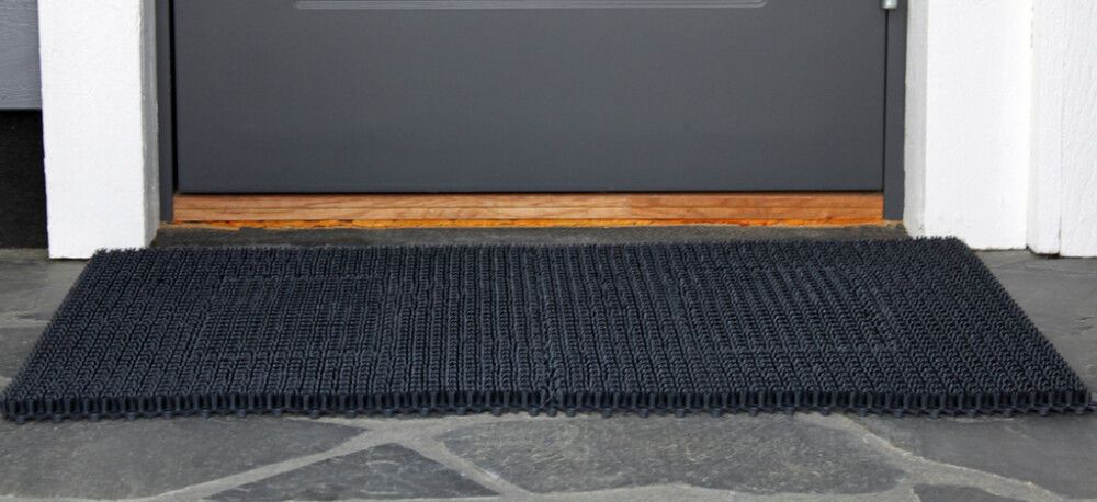 Ruohomatto Atplast Tummanharmaa 120 cm