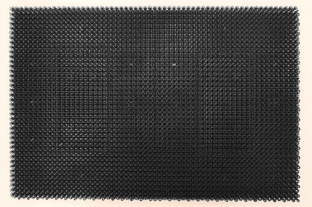 Ruohomatto Atplast Basic 57x86 cm Tummanharmaa