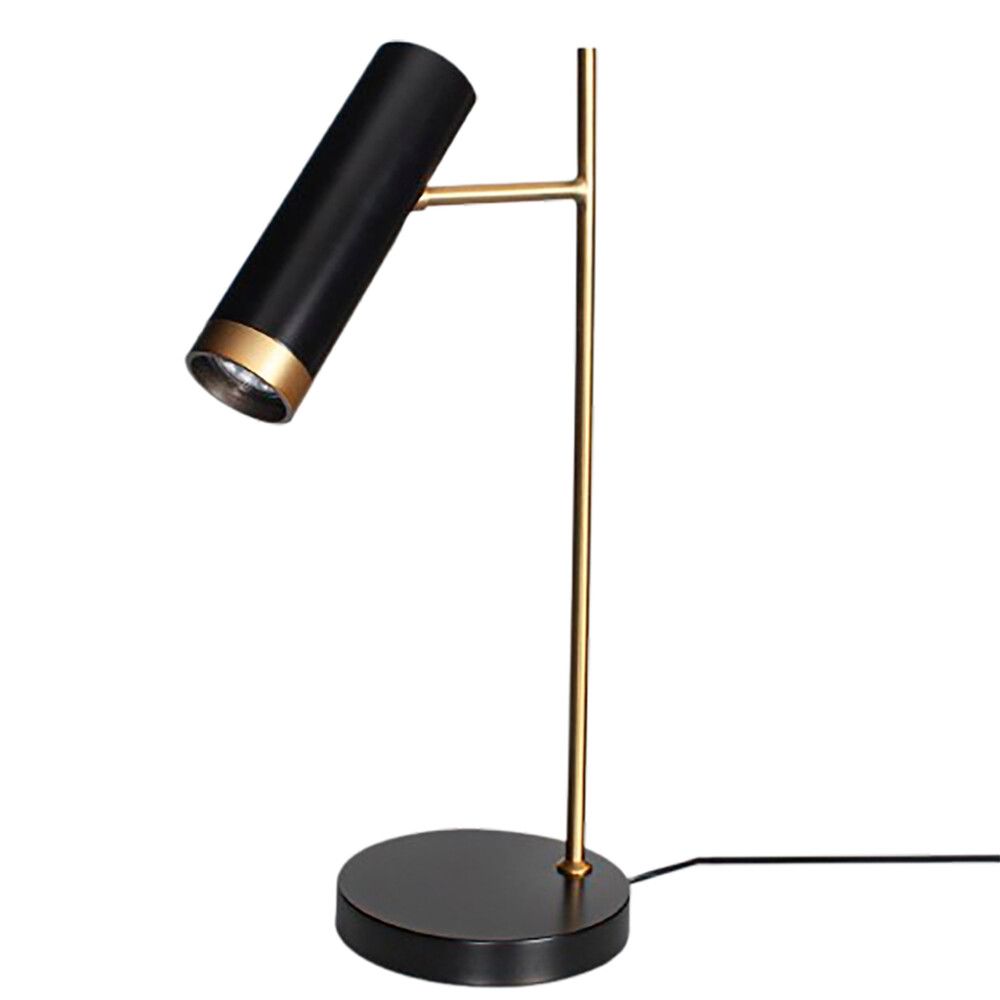 Pöytävalaisin Sessak Puls musta/kulta 20 cm