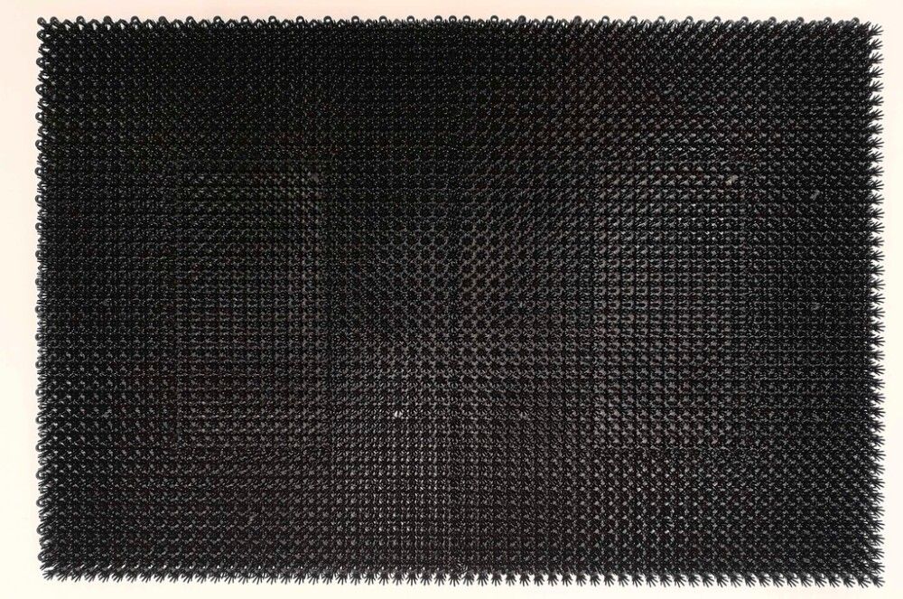 Ruohomatto Atplast Basic 57x86 cm Musta