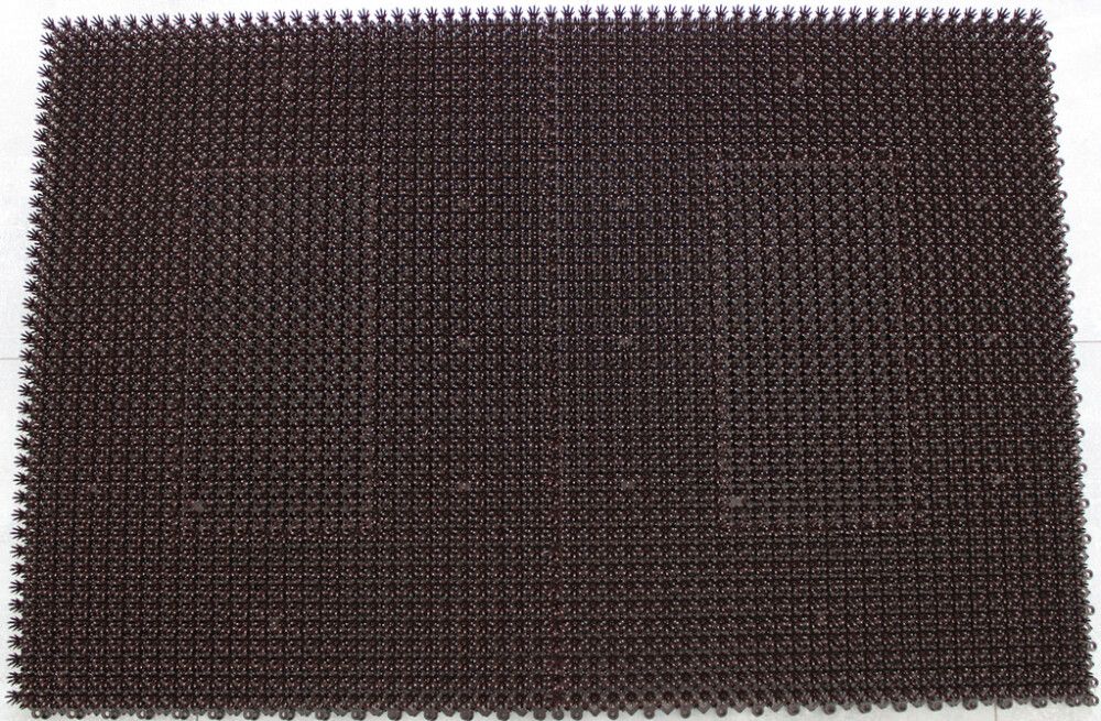 Ruohomatto Atplast Basic 86 x 114 cm Tummanruskea