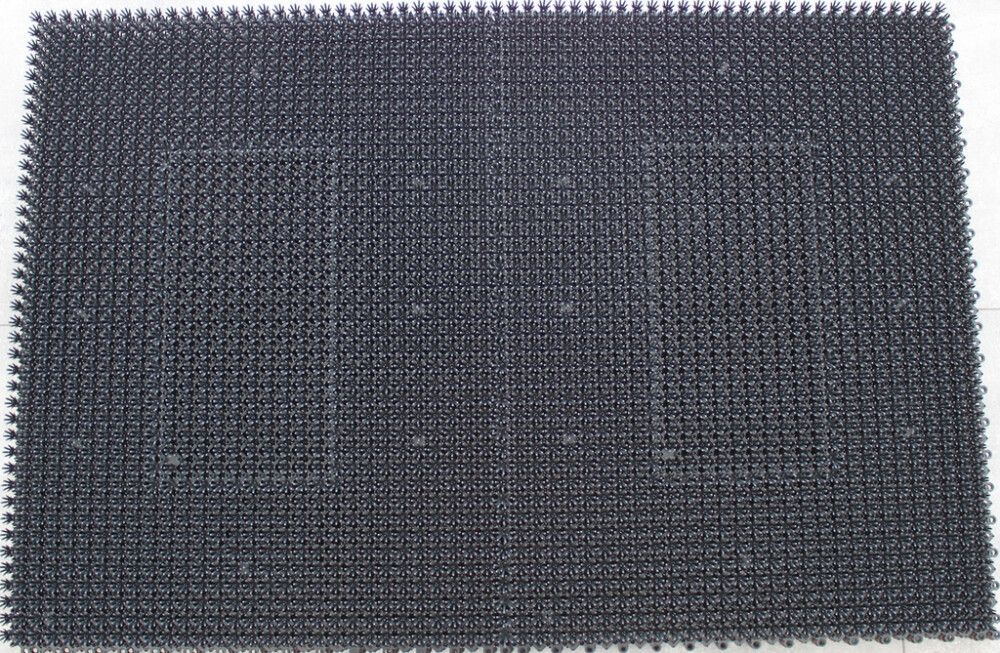 Ruohomatto Atplast Basic 86 x 114 cm Tummanharmaa