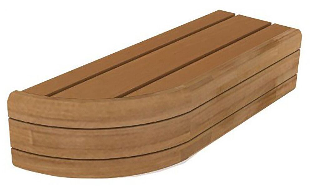 laude-elementin päätykappale Thermory oikea lämpökäsitelty haapa