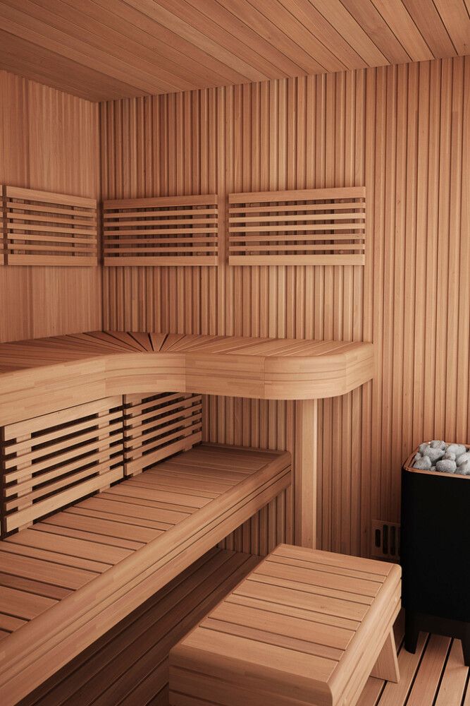 Saunajakkara Thermory lämpökäsitelty haapa 350 x 400 x 700 mm