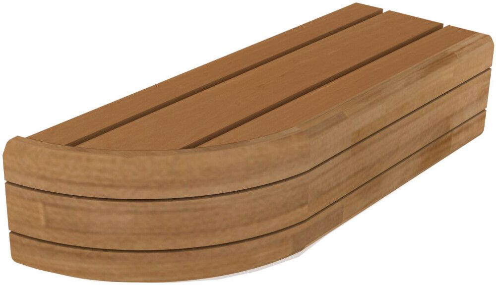 Päätykappale Thermory Lämpökäsitelty Haapa Vasen