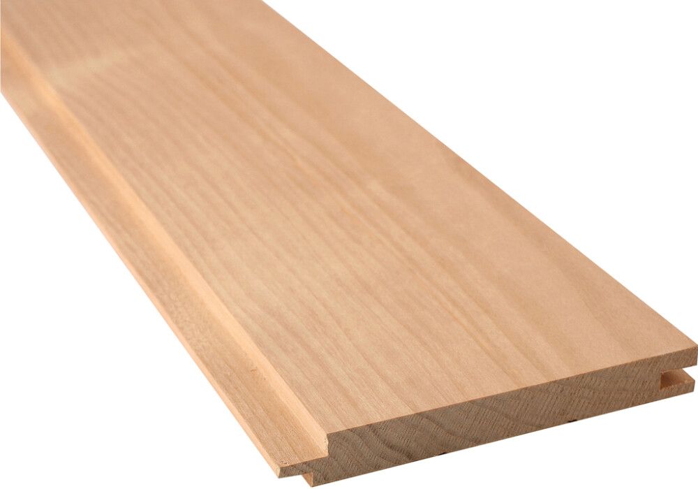 Saunapaneeli Thermory tervaleppä STS 15 x 120 mm