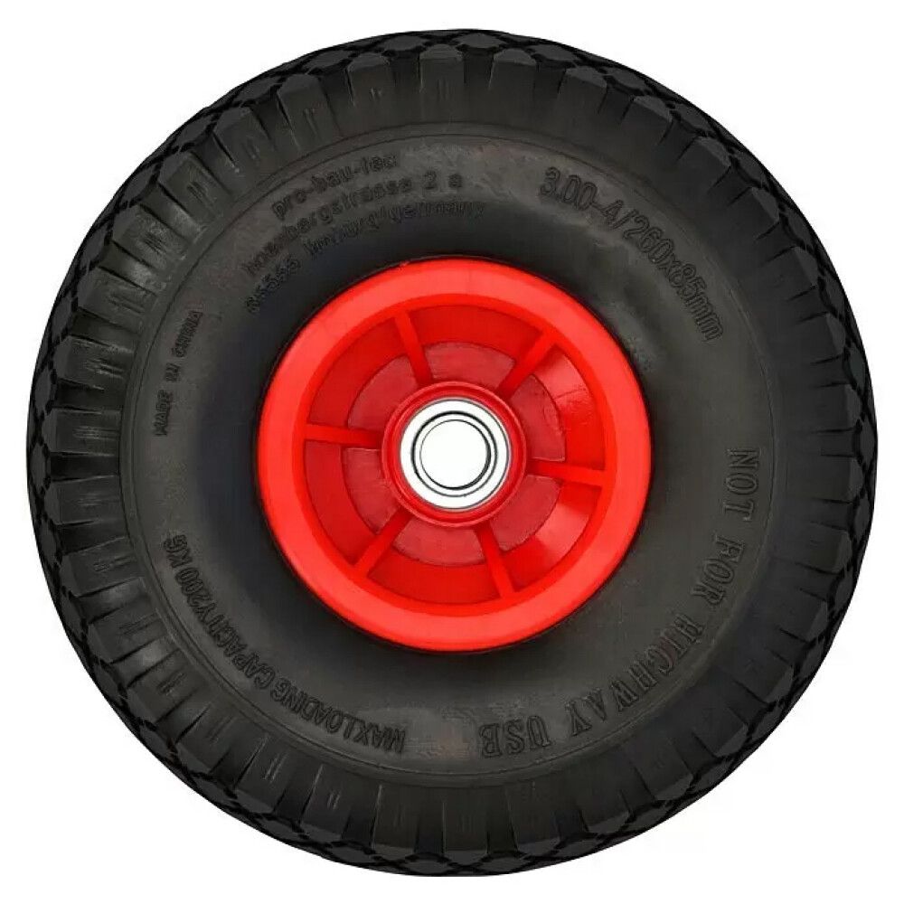 Nokkakärryn vararengas 85 x 260 mm