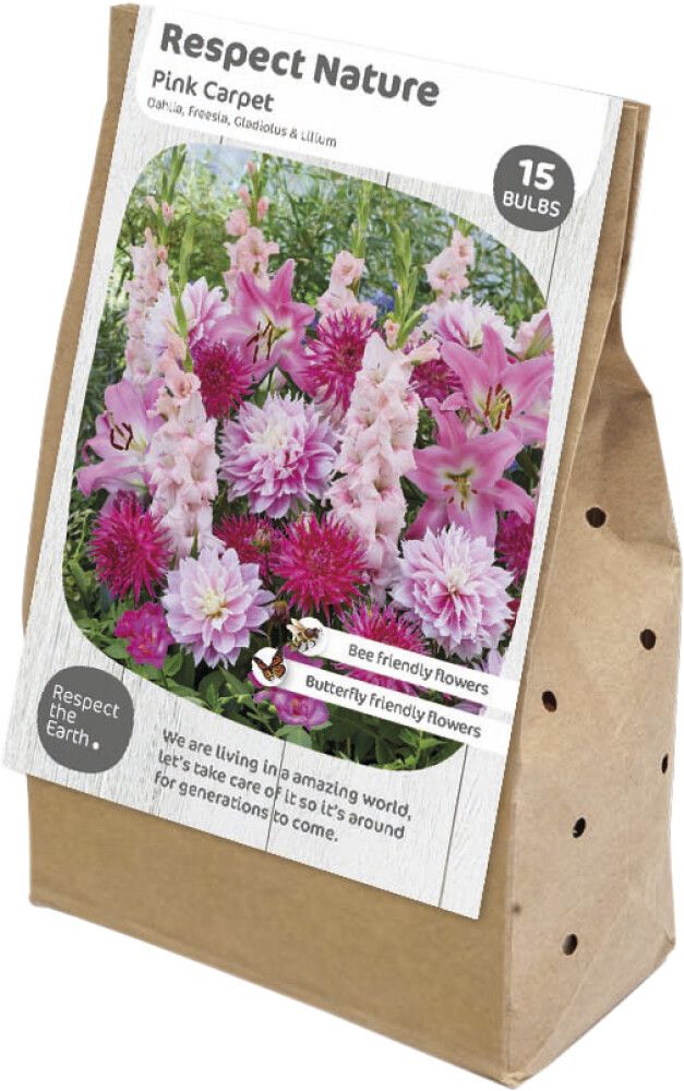 Kevätkukkasipuli Kapiteyn Respect Nature Pink Carpet 15 kpl