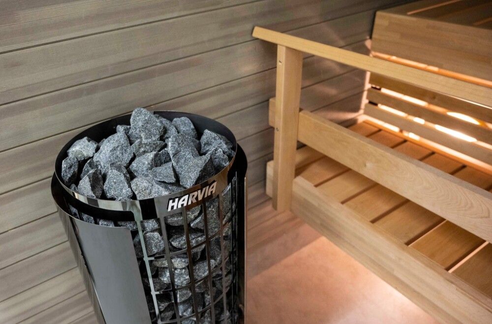 Sähkökiuas Harvia Cilindro PC70 6,8 kW Black Steel