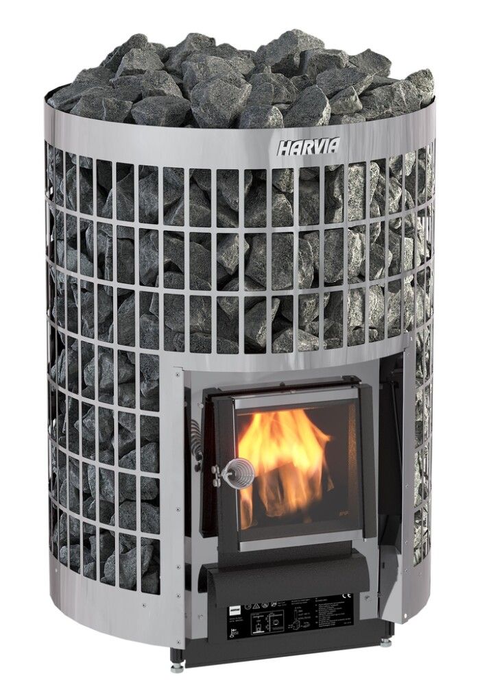 Puukiuas Harvia Cilindro 20 Steel WKPC20S