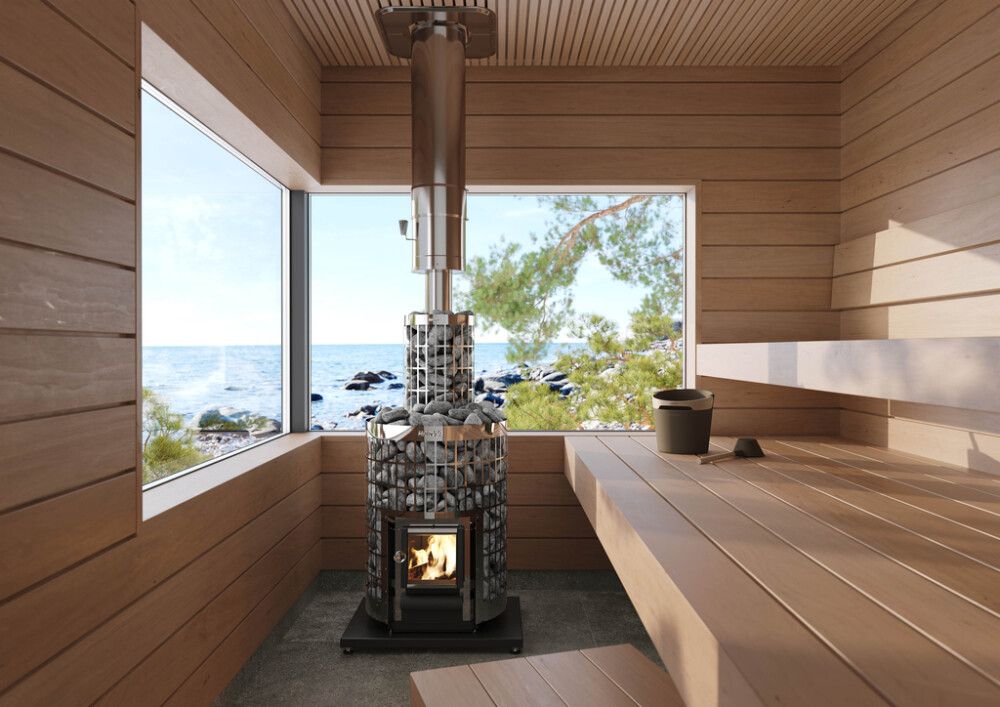 Puukiuas Harvia Cilindro 20 Steel WKPC20S