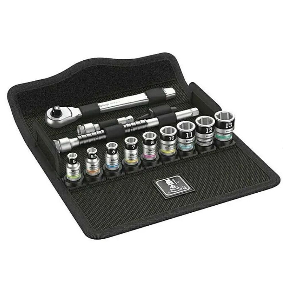 Hylsysarja Wera 8100 SA 12 HF Zyklop Metal 1/4" 13 kpl