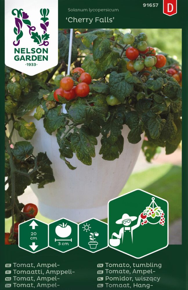 Kirsikkatomaatti Nelson Garden Cherry Falls