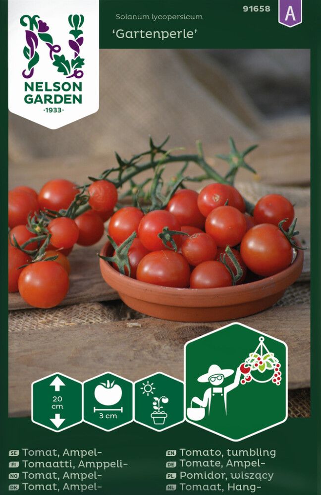 Kirsikkatomaatti Nelson Garden Gartenperle