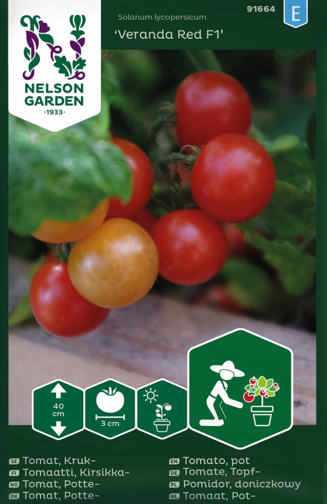 Kirsikkatomaatti Nelson Garden Veranda Red