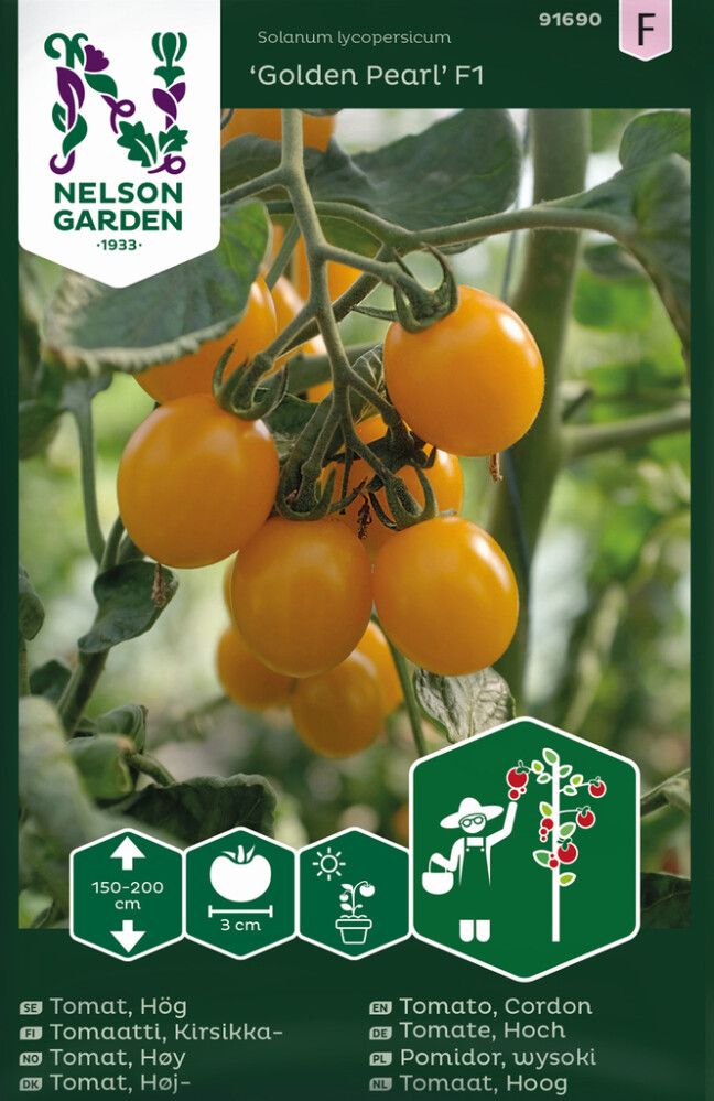 Kirsikkatomaatti Nelson Garden Golden Pearl