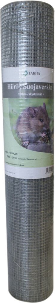 Hiiriverkko galvanoitu 0,6 x 10 m