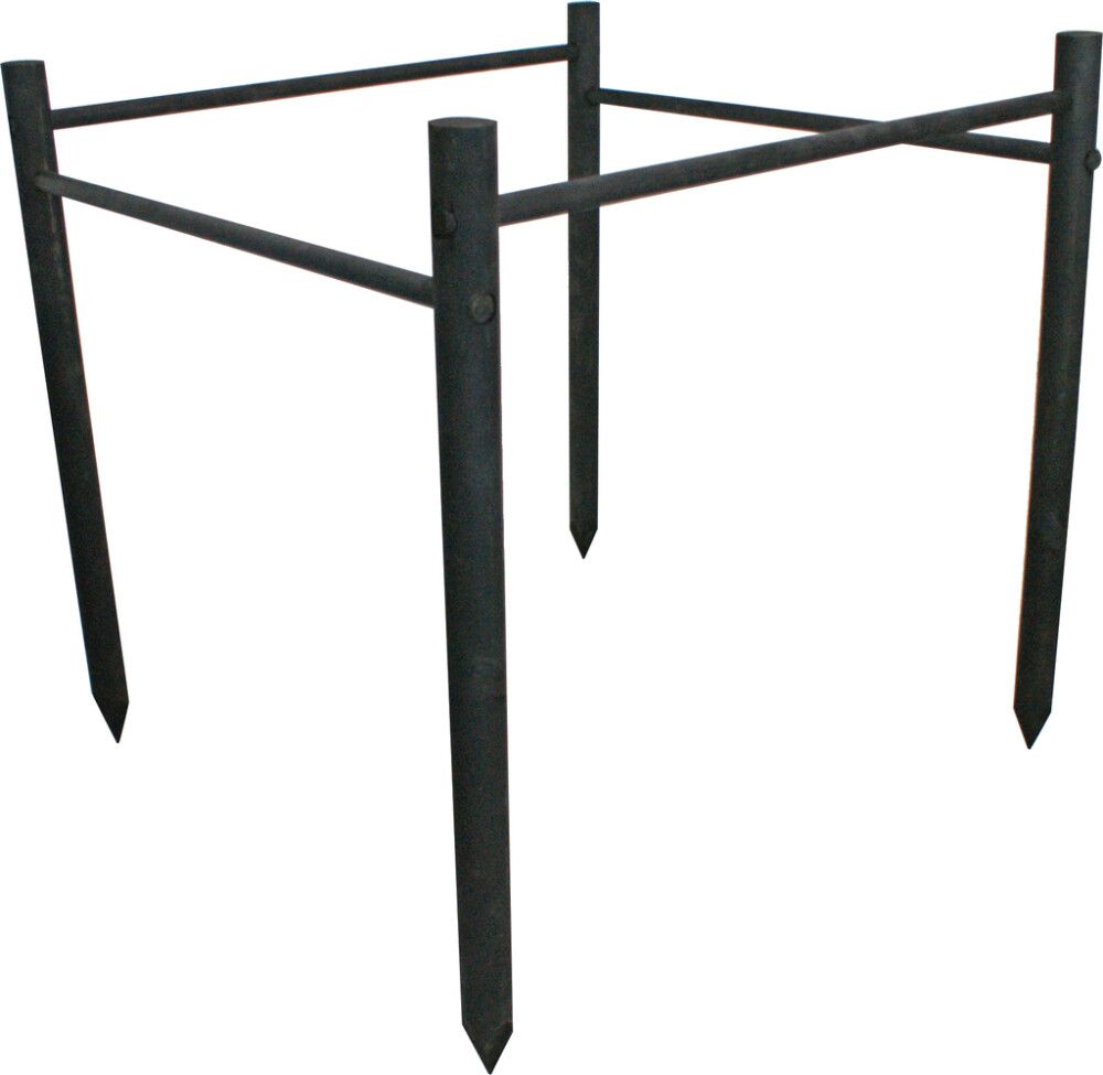 Pensastuki 80 x 80 x 80 cm musta