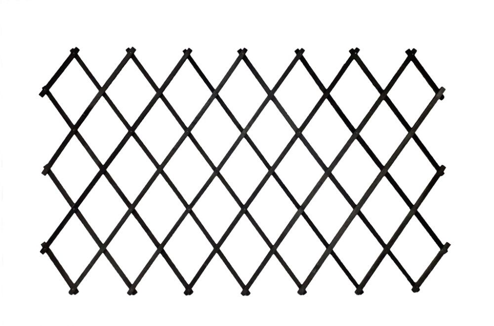 Köynnössäleikkö musta 90 x 200 cm