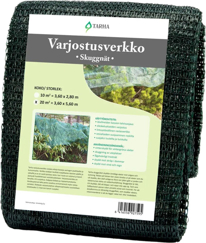 Varjostusverkko 20 m²