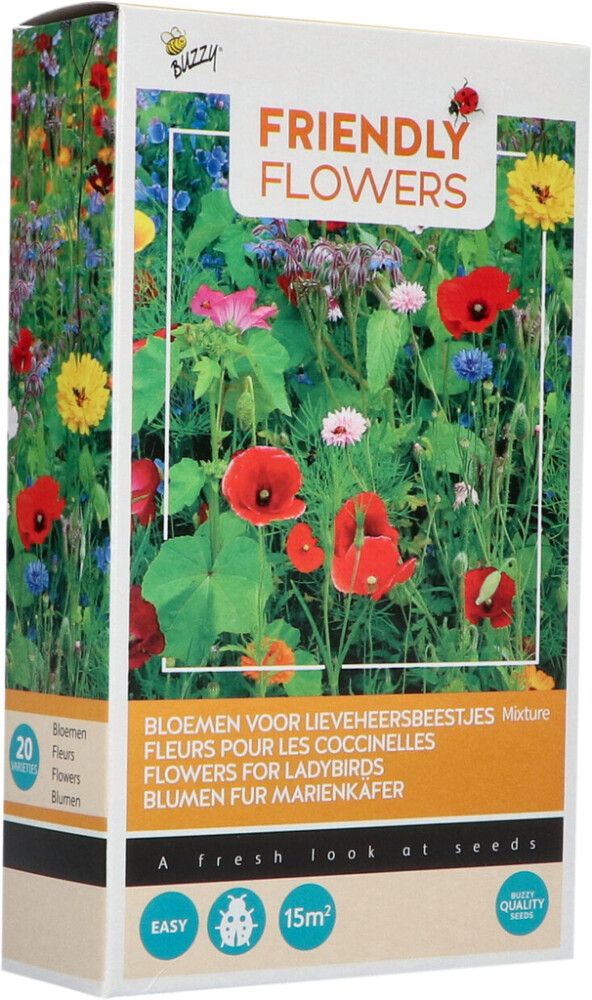 Kukkasekoite Buzzy leppäkertuille