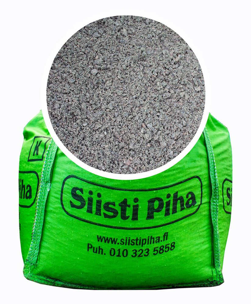 Kivituhka Siisti Piha 0 - 6 mm Sekavärinen Suursäkki 1000 kg