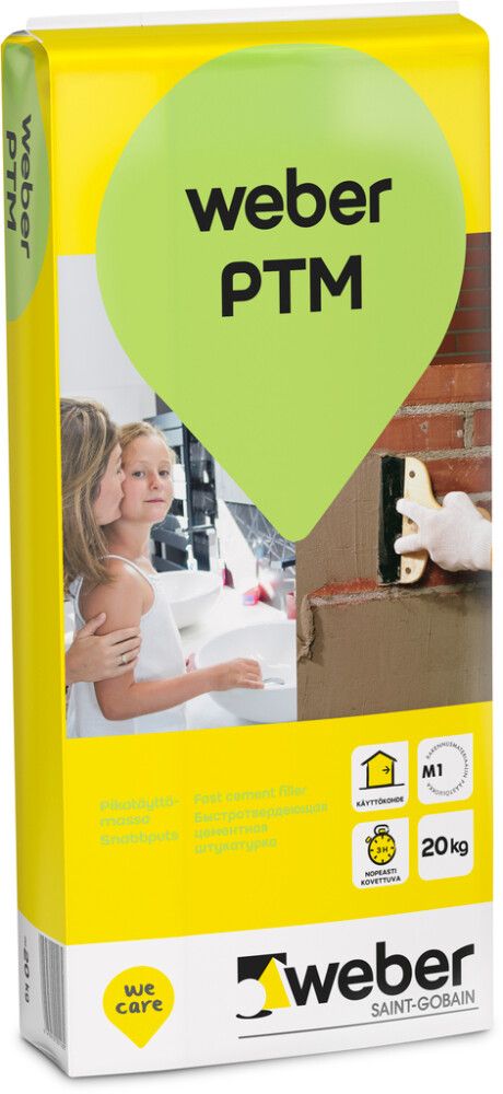 Pikatäyttömassa Weber.Vetonit PTM 20 kg