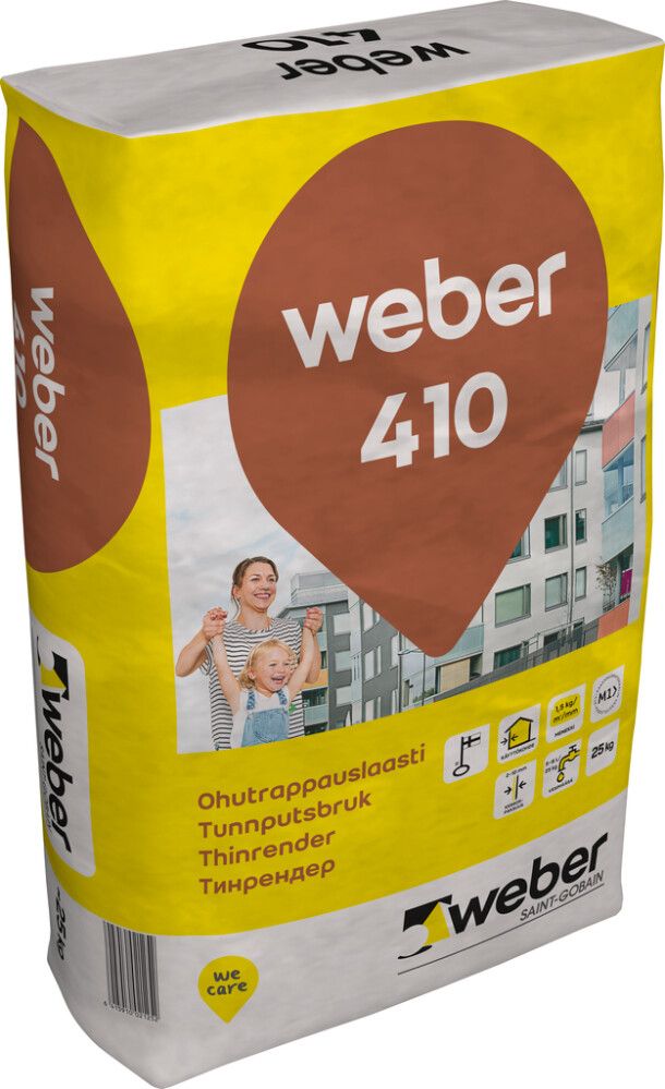 Ohutrappauslaasti Weber.Vetonit 410 25 kg