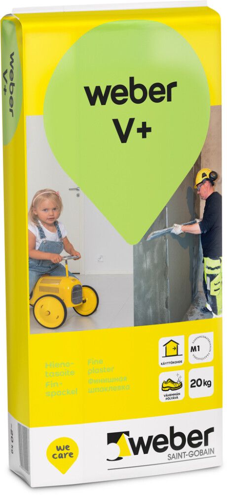 Hienotasoite weber V+ 20 kg