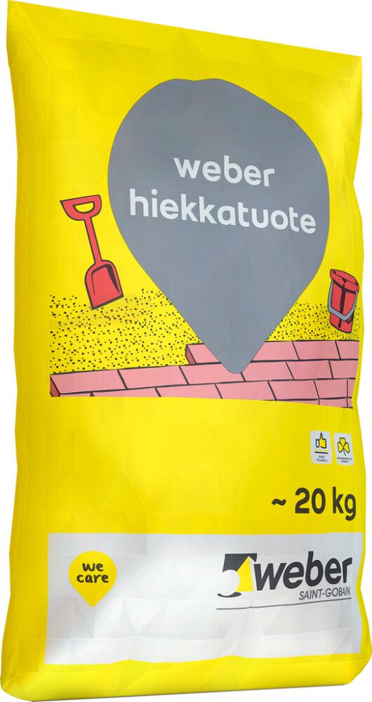 Puhallus- ja saumaushiekka Weber 20 kg