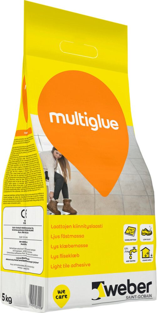 Kiinnityslaasti Weber DIY Multiglue 5 kg