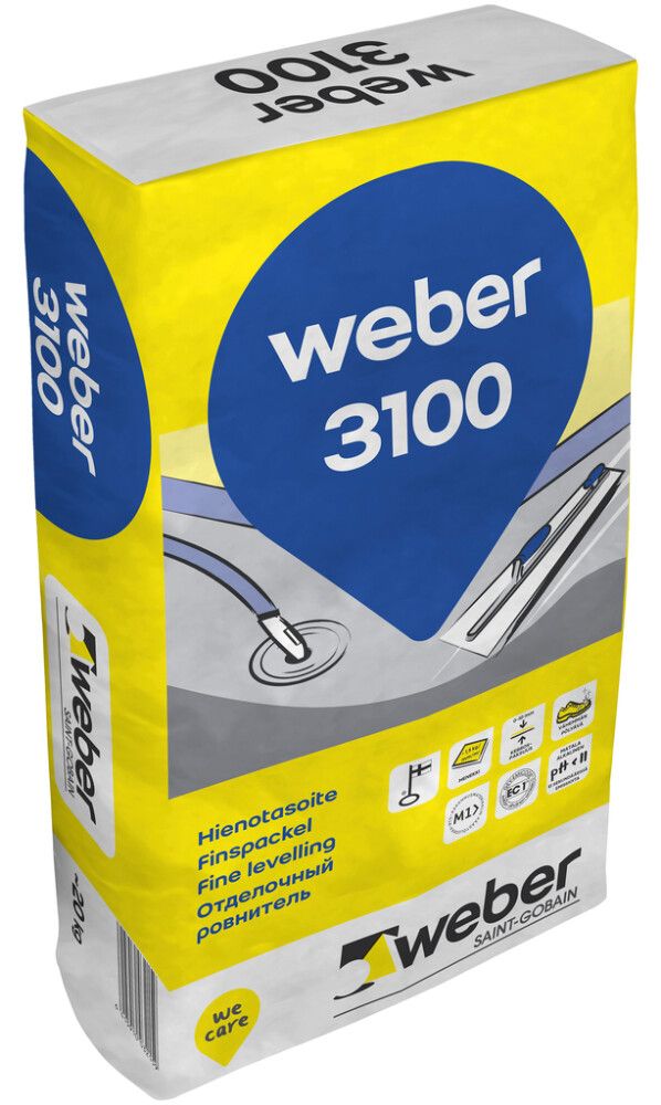 Hienotasoite weber 3100 20 kg